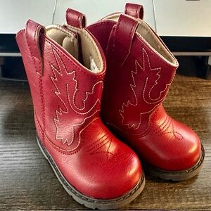 Red Infant Boots